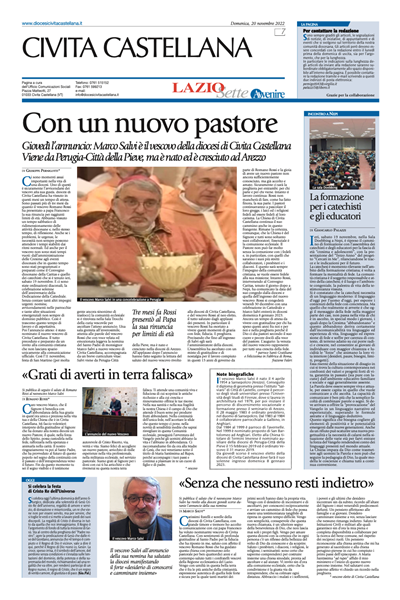 Avvenire - pagina diocesana del 20/11/2022